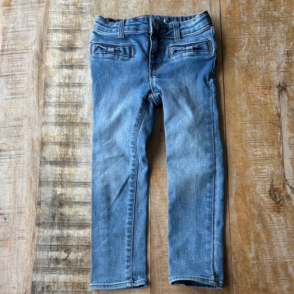Girls Denim and Knit Bottoms Bundle size 4